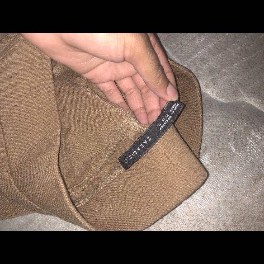 Zara Tan Leggings